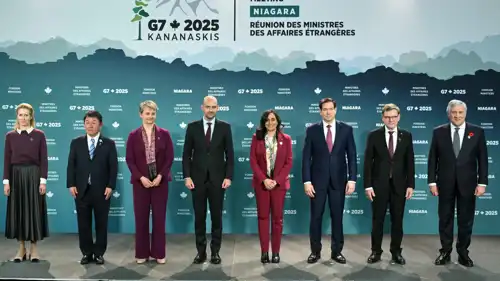 وزراء خارجية مجموعة السبع في نياغارا بكندا