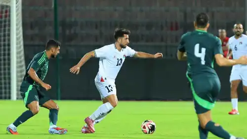 مباراة منتخب فلسطين والجزائر