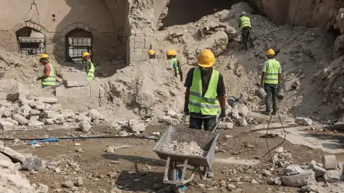 جهود الانقاذ جراء الحرب على غزة