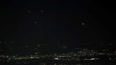 صواريخ حزب الله في سماء إسرائيل