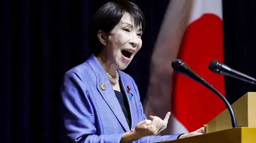 رئيسة الوزراء اليابانية ساناي تاكايتشي.