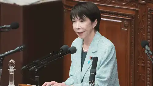 رئيسة وزراء اليابان ساناي تاكايتشي