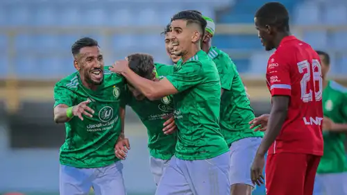 فرحة لاعبي الأهلي طرابلس