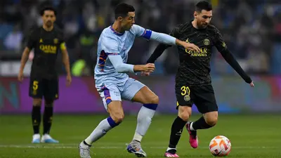 ميسي ورونالدو في مواجهة سابقة