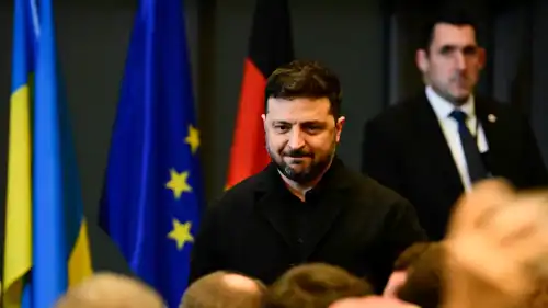 الرئيس الأوكراني فولوديمير زيلينسكي