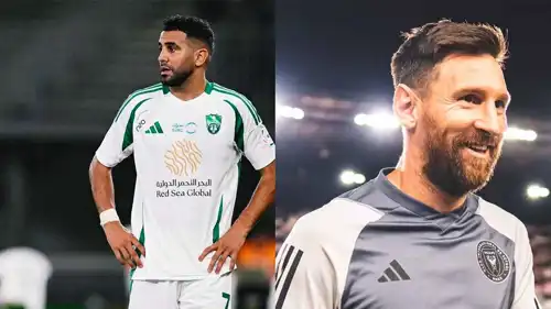 رياض محرز وميسي