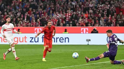 هاري كين في مباراة بايرن ميونخ وشتوتغارت