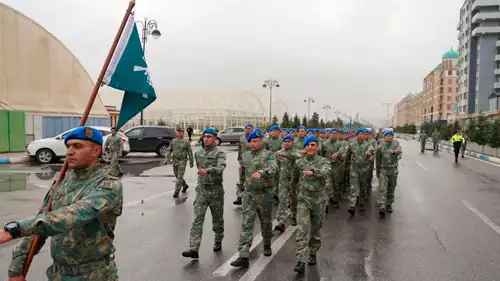 عناصر من الجيش الأذربيجاني 