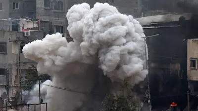 غارة إسرائيلية على مخيم نور شمس