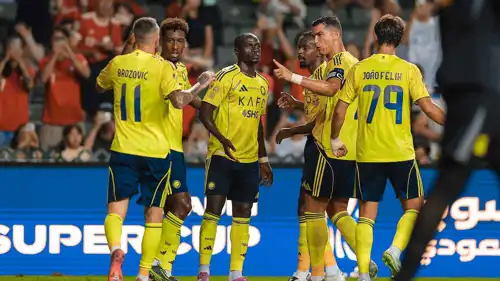 جواو فيليكس ورونالدو وبقية لاعبي النصر السعودي