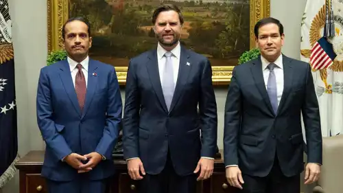 جي دي فانس يتوسط الشيخ محمد بن جاسم وماركو روبيو