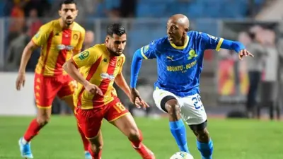 مباراة سابقة بين الترجي وصن داونز في 2024