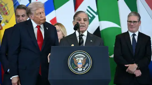 شهباز شريف وترامب وستارمر