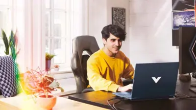 استخدام كمبيوتر Victus 15 المحمول