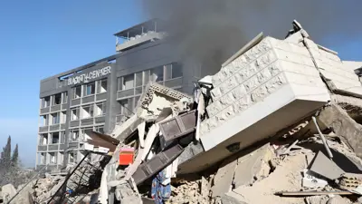 غارة إسرائيلية على إحدى المناطق في لبنان