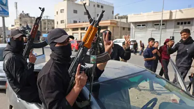 مقاتلو حماس في قطاع غزة