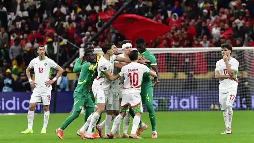 من مباراة المغرب والسنغال في نهائي أمم أفريقيا