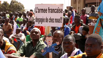 مظاهرة ضد الوجود الفرنسي في النيجر