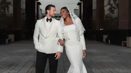 نجمة التنس فينوس ويليامز وزوجها أندريا بريتي