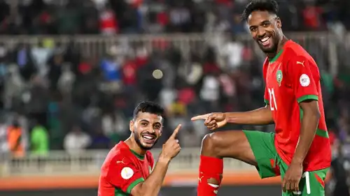 لاعبا المغرب المهري والمليوي