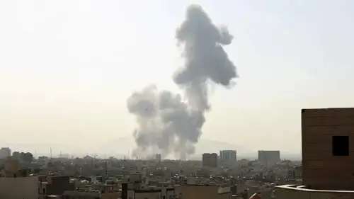 قصف سابق على طهران