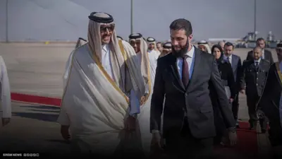 الشرع وأمير قطر