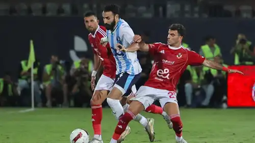 مواجهة سابقة بين الأهلي وبيراميدز