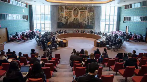 خلال اجتماع سابق في مجلس الأمن القومي الألماني