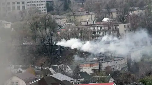 حريق سابق في روسيا