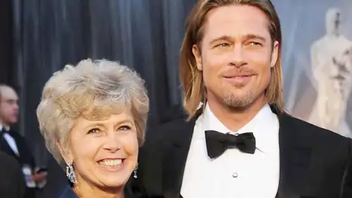 براد بيت ووالدته جين