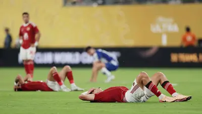 لاعبو الأهلي بعد التعادل أمام بورتو