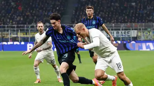 مباراة إنتر ميلان مع لاتسيو في الدوري الإيطالي