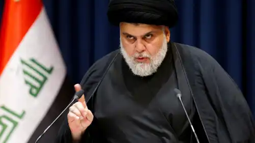 الزعيم الشيعي العراقي مقتدى الصدر