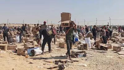 مساعدات إنسانية في رفح