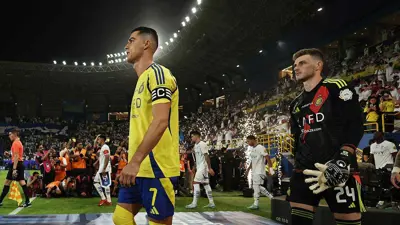 رونالدو في مباراة النصر والهلال