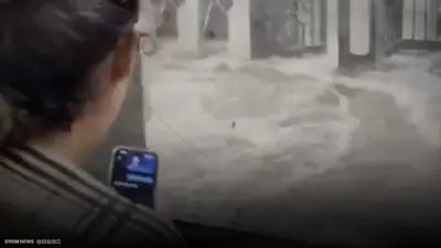 الأمطار تغرق مترو الأنفاق في نيويورك