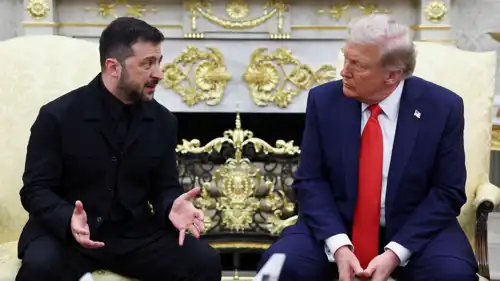 ترامب وزيلينسكي خلال اللقاء الأخير