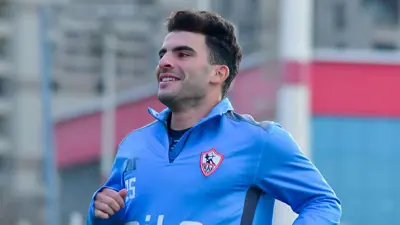 أحمد سيد زيزو في تدريبات الزمالك