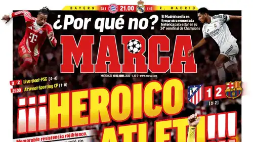 غلاف صحيفة ماركا