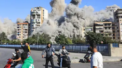 غارة إسرائيلية سابقة على الضاحية الجنوبية