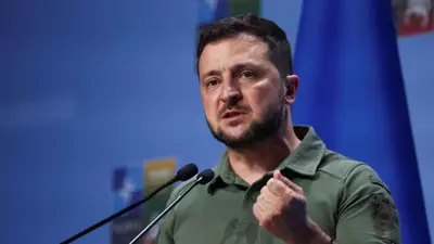 الرئيس الأوكراني فلوديمير زيلينسكي