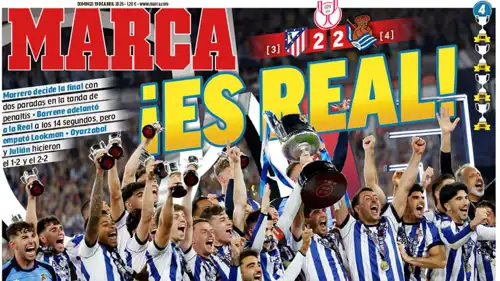 غلاف صحيفة ماركا