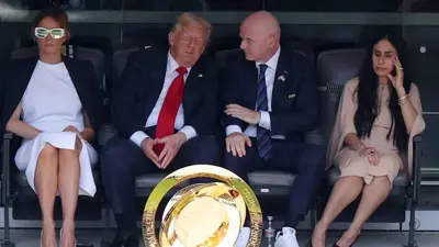 الرئيس الأمريكي دونالد ترامب في نهائي كأس العالم للأندية