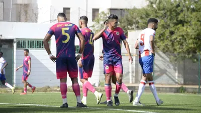 نادي الشباب الرياضي البيضاوي في مباراة  ضمن دوري الدرجة الثالثة