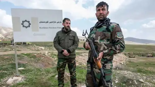 مقاتلان كرديان إيرانيان في شمال العراق