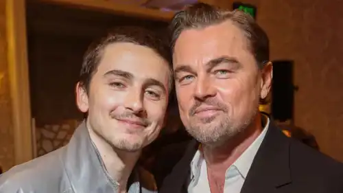 تيموثي شالاميه وليوناردو دي كابريو من حفل جوائز AFI