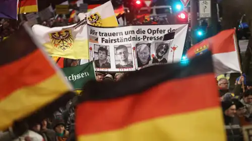 مظاهرة ضد المهاجرين في ألمانيا