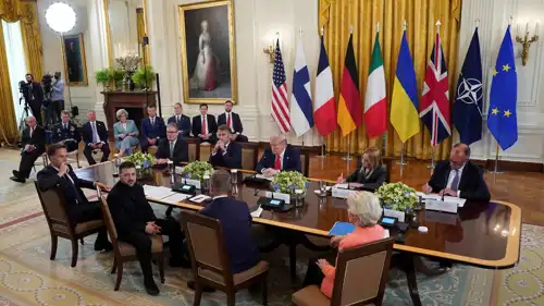 دونالد ترامب يلتقي زعماء أوروبيين في واشنطن- أرشيفية