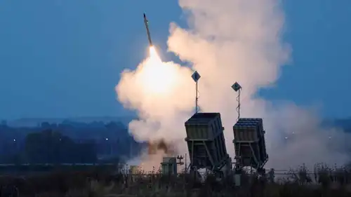 منصة إطلاق قبة حديدية في سديروت، إسرائيل