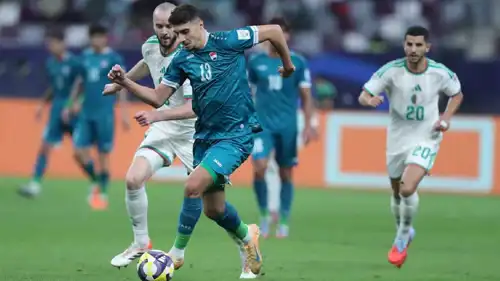 مباراة العراق والجزائر في كأس العرب